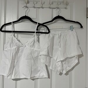 vs pink x Frankie’s bikinis white set